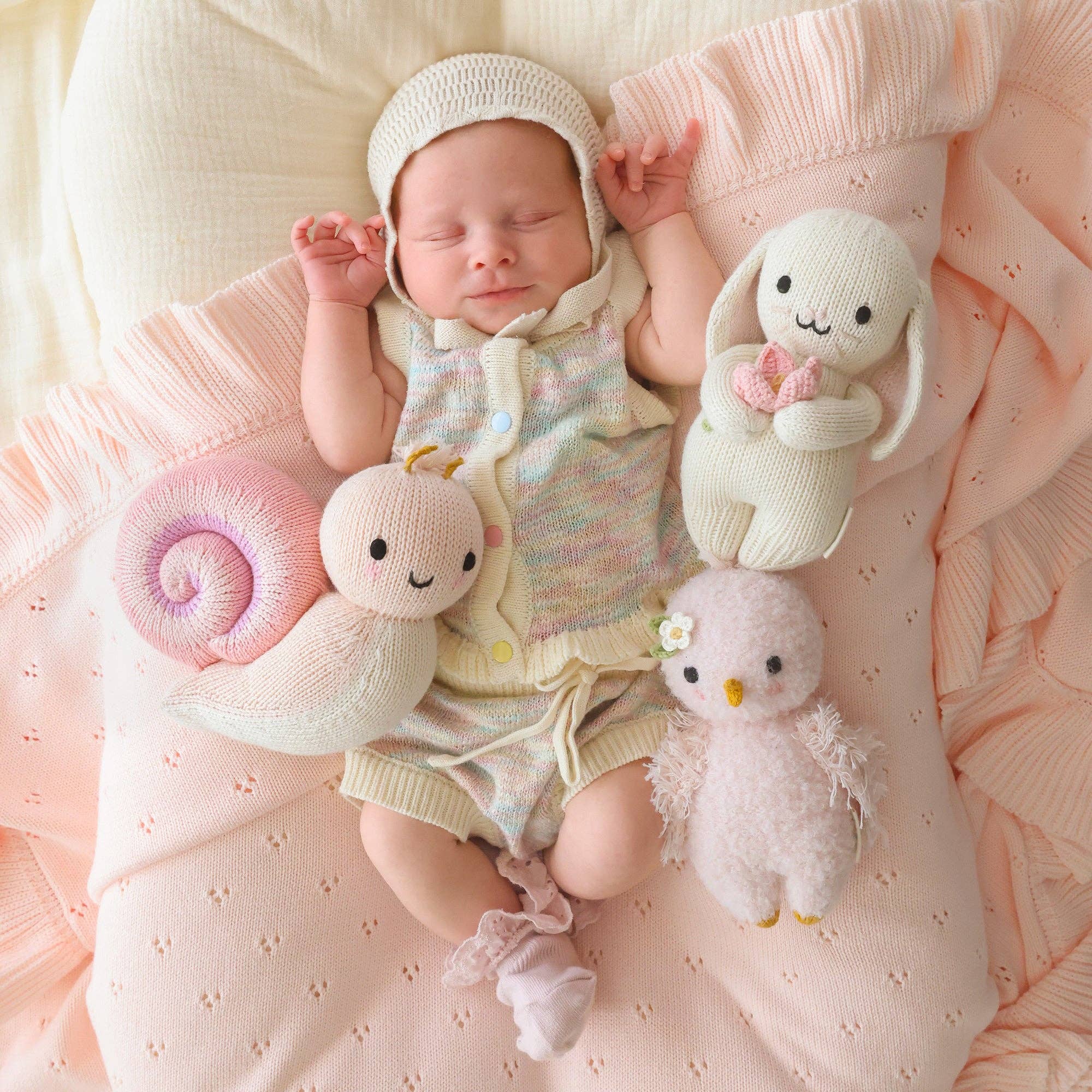 Cuddle + Kind Baby Snail: Peony