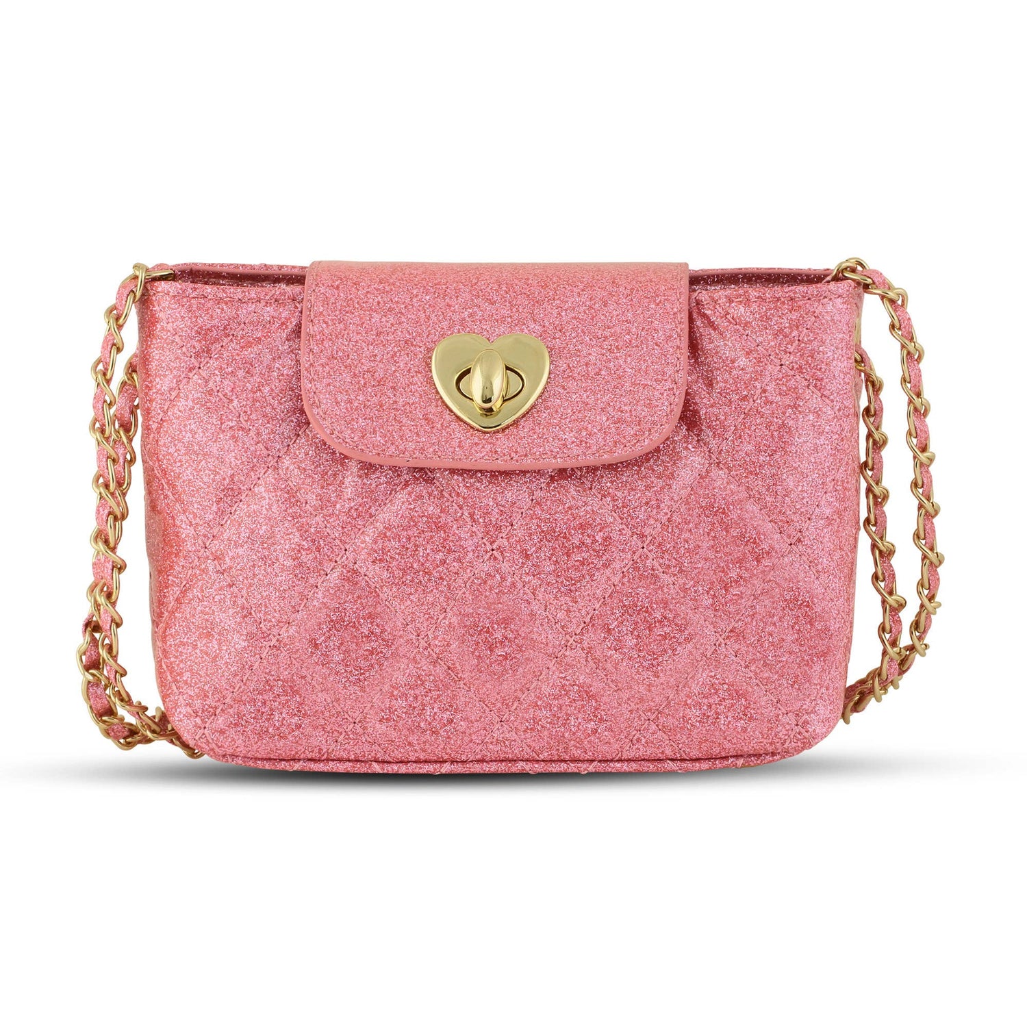 Paige Handbag: Purple Glitter