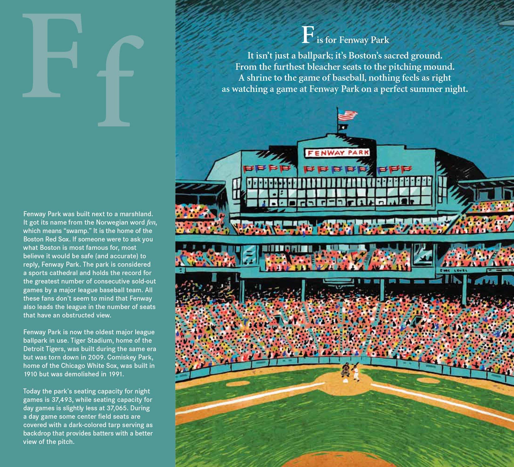 F is for Fenway picture book