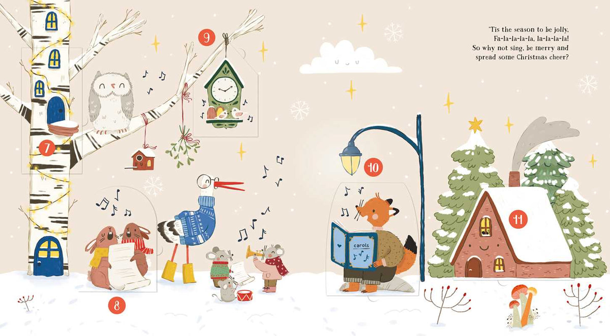 Counting Down To Christmas Board Book