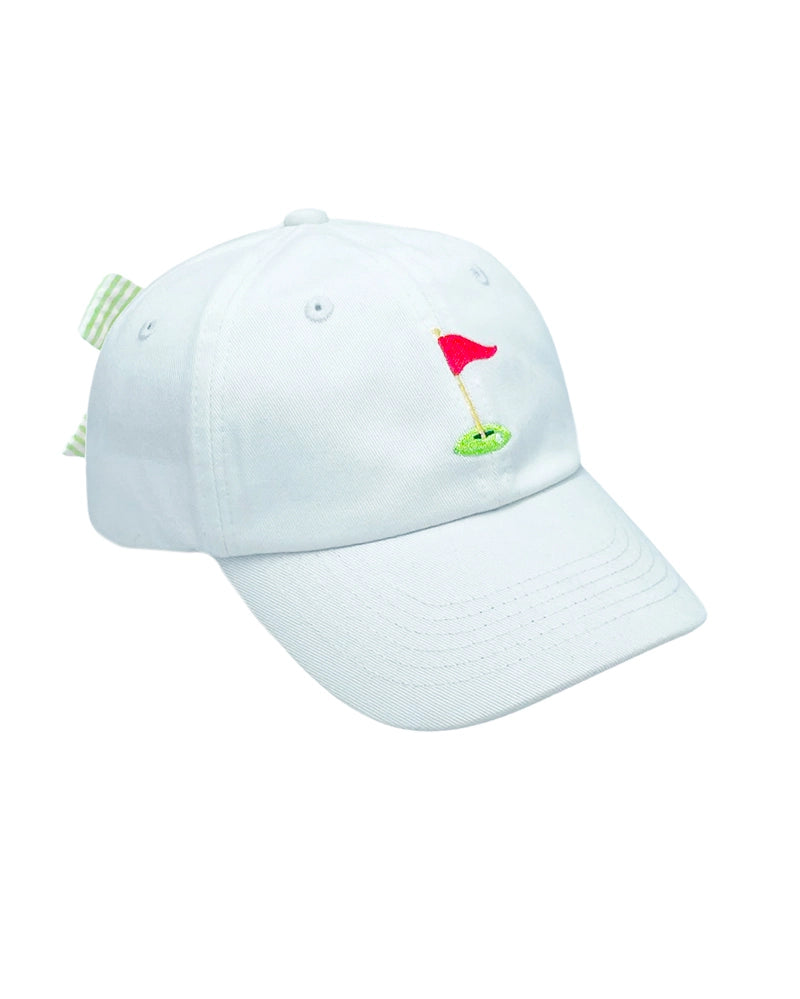 Golf Flag Bow Baseball Hat