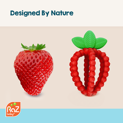 RaZberry Bites Teething Toy: Blue