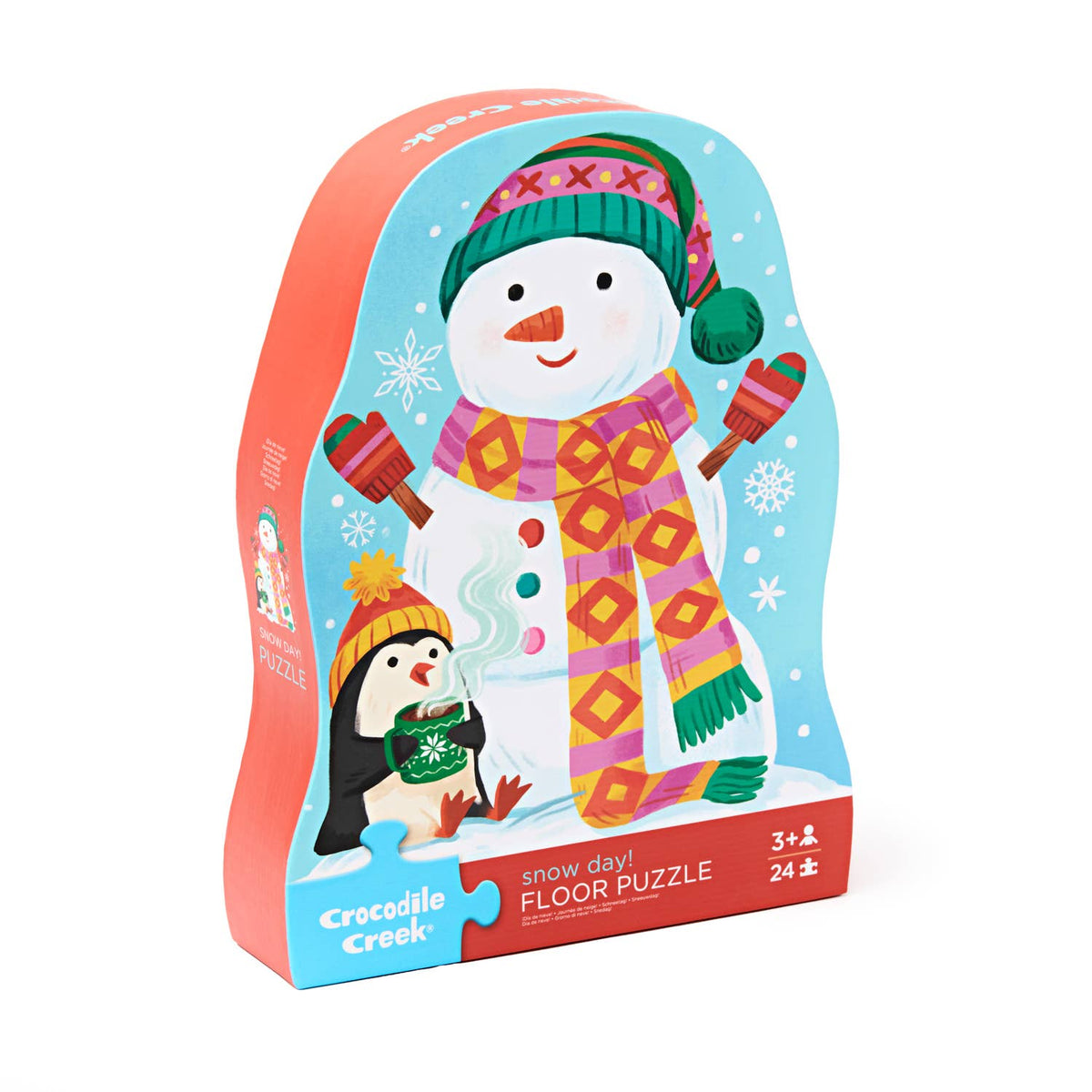 24pc Shape Box Puzzle: Snow Day