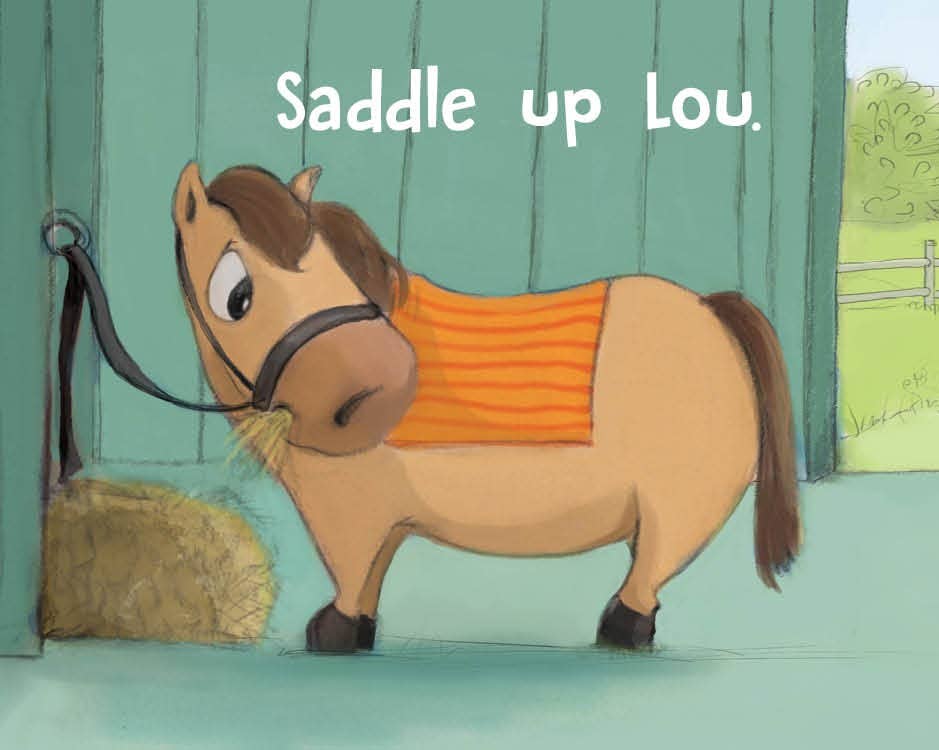 Little Buckaroo and Lou board book