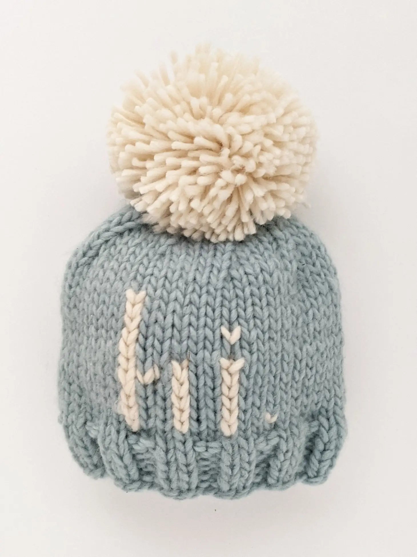 hi. Beanie Hat: Surf Blue