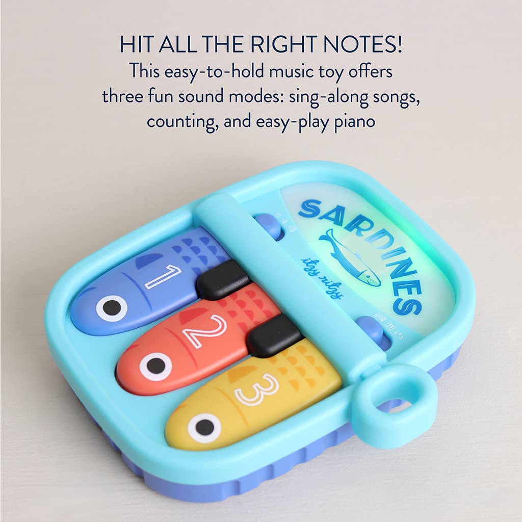 Bitzy Tunes™ Sardines Light-up Interactive Piano Toy