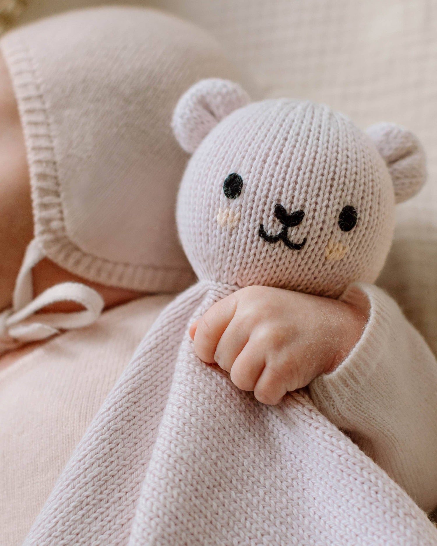 Cuddle + Kind Baby Bear Lovey: Lavender