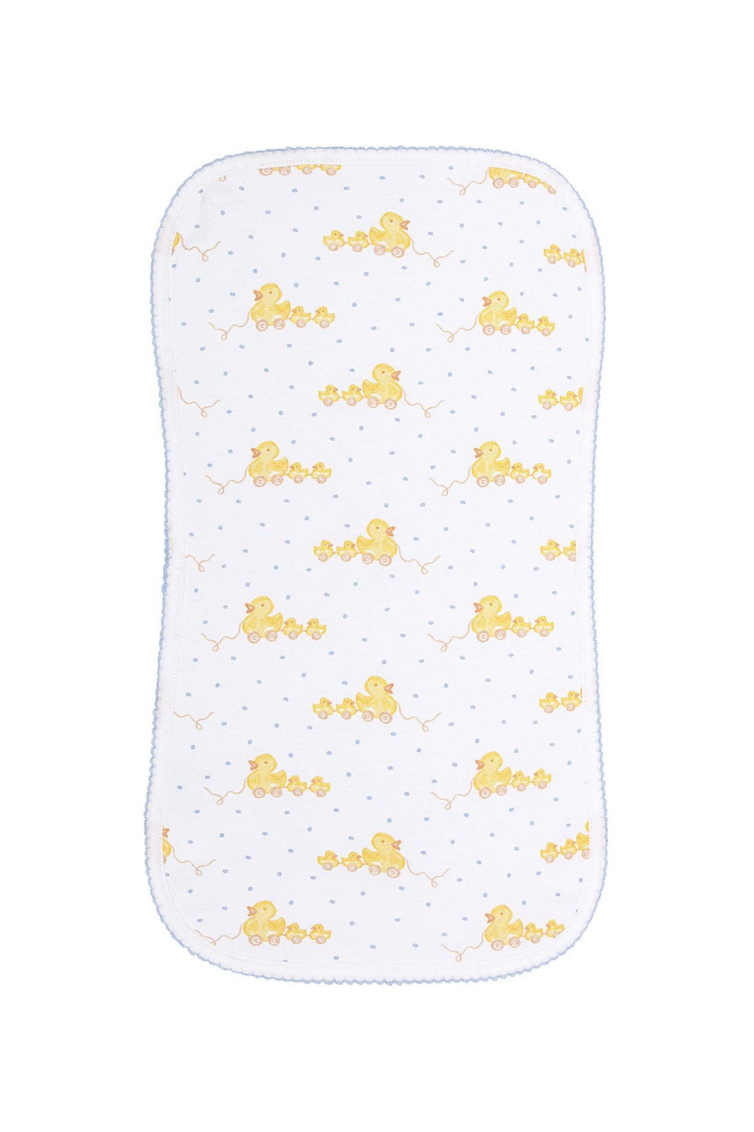 Blue Ducks Print Burp Cloth