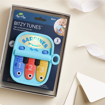 Bitzy Tunes™ Sardines Light-up Interactive Piano Toy