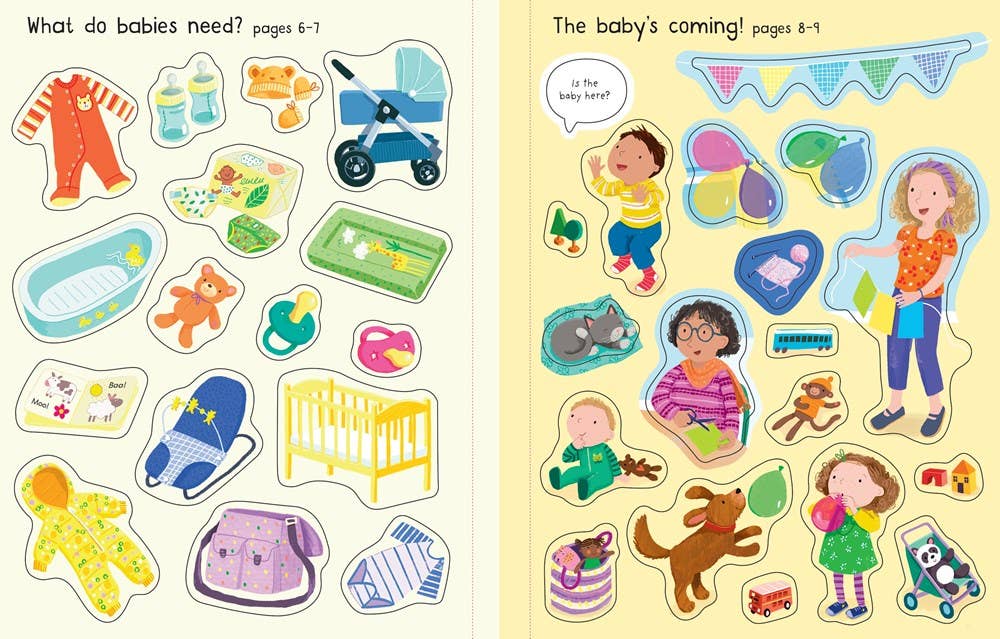 First Sticker Book: The New Baby