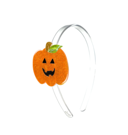 Glitter Jack-o-Lantern Headband