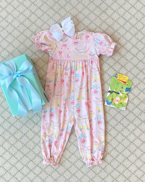 TBBC Britt Romper: Golden Birthday