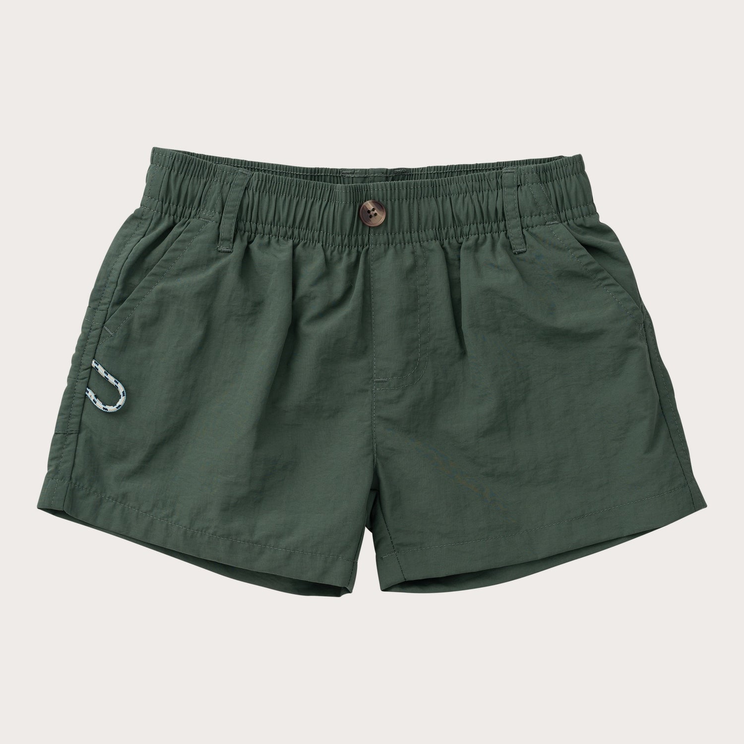 Outrigger Shorts: Camping Green