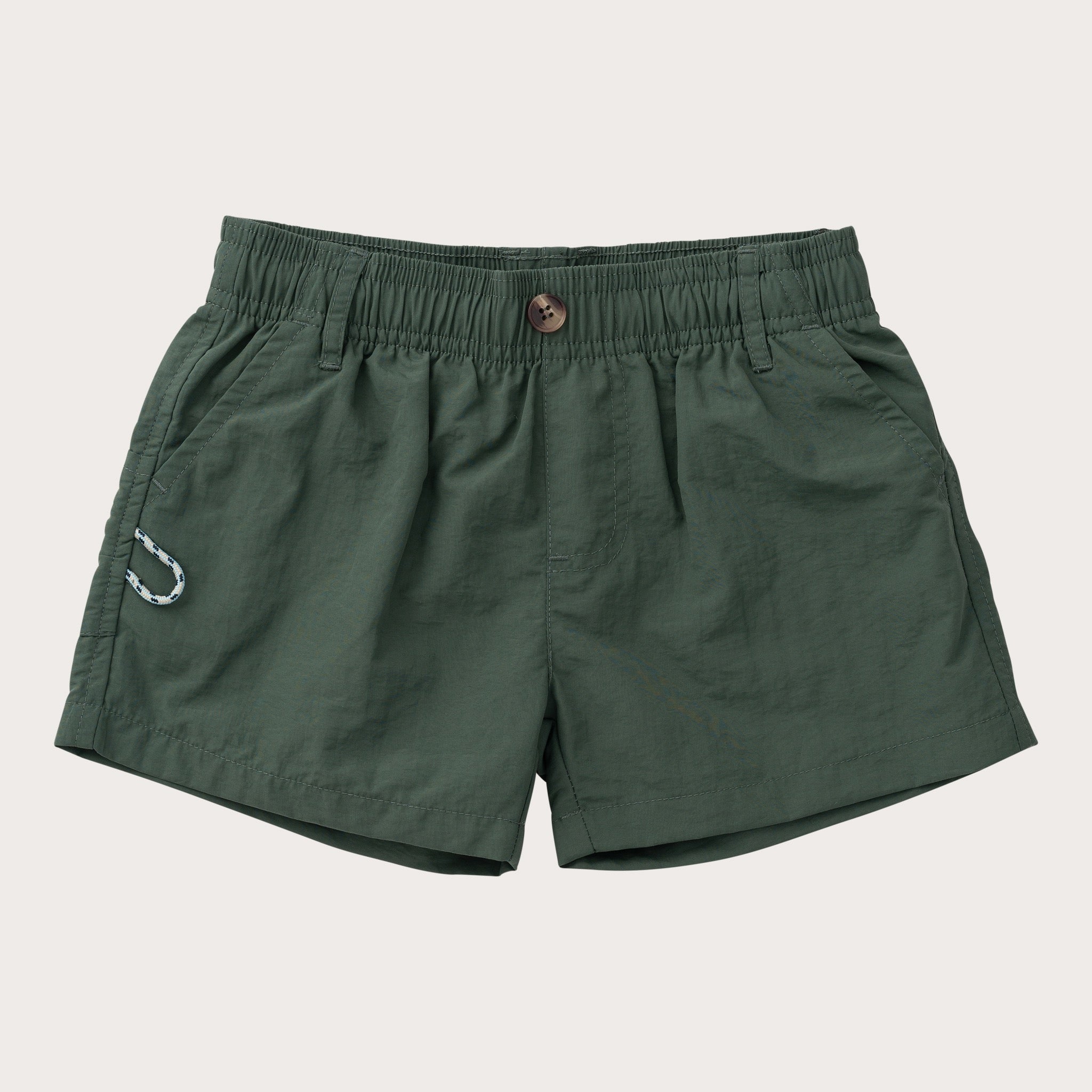 Outrigger Shorts: Camping Green