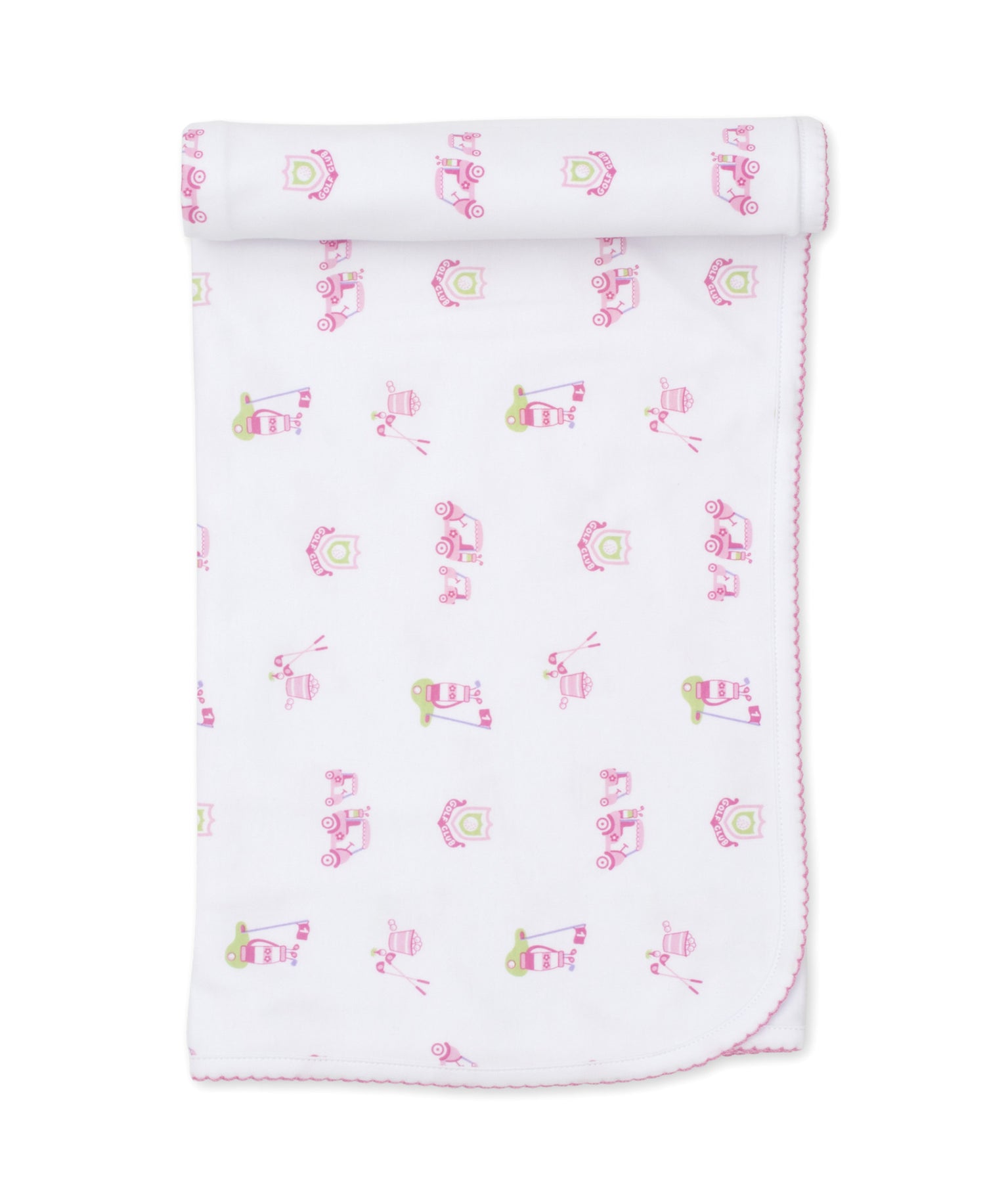 Hole in One Baby Blanket: Pink