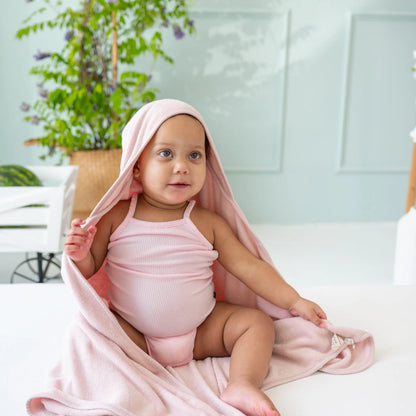 Kyte Baby Infant Hooded Towel: Blush