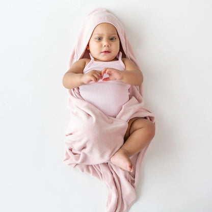 Kyte Baby Infant Hooded Towel: Blush