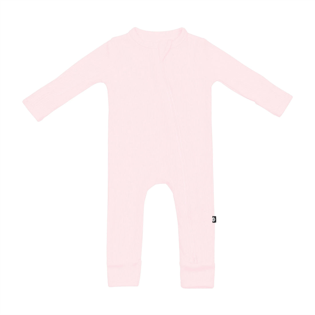 Kyte Baby Ribbed Zipper Romper: Sakura