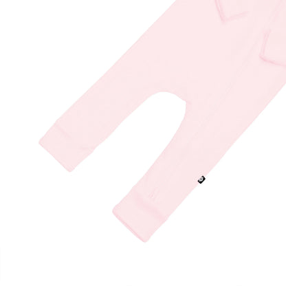 Kyte Baby Ribbed Zipper Romper: Sakura
