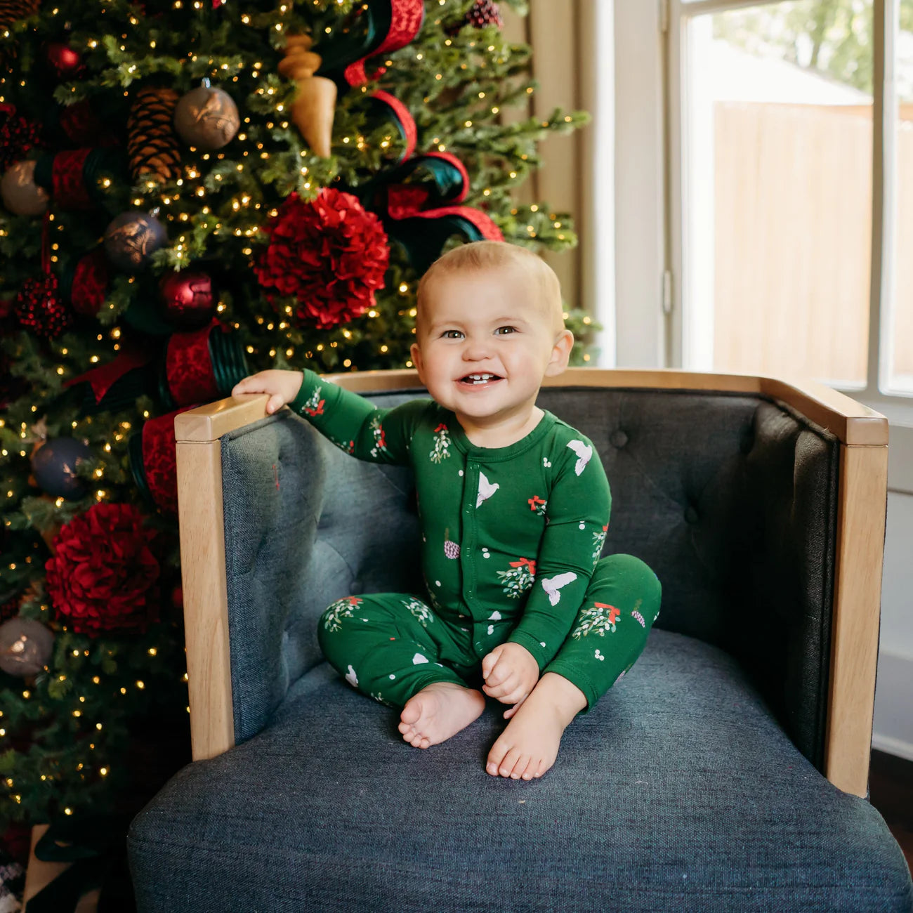 Kyte Baby Romper - Mistletoe