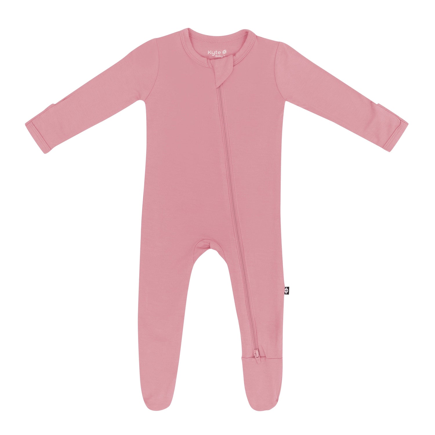 Kyte Baby Zippered Footie: Spring Solids