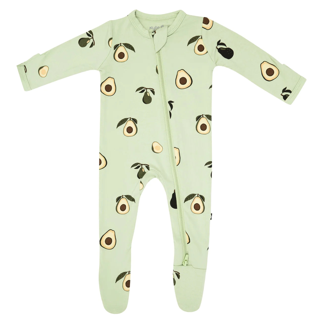 Kyte Baby Zippered Footie: Core Solids