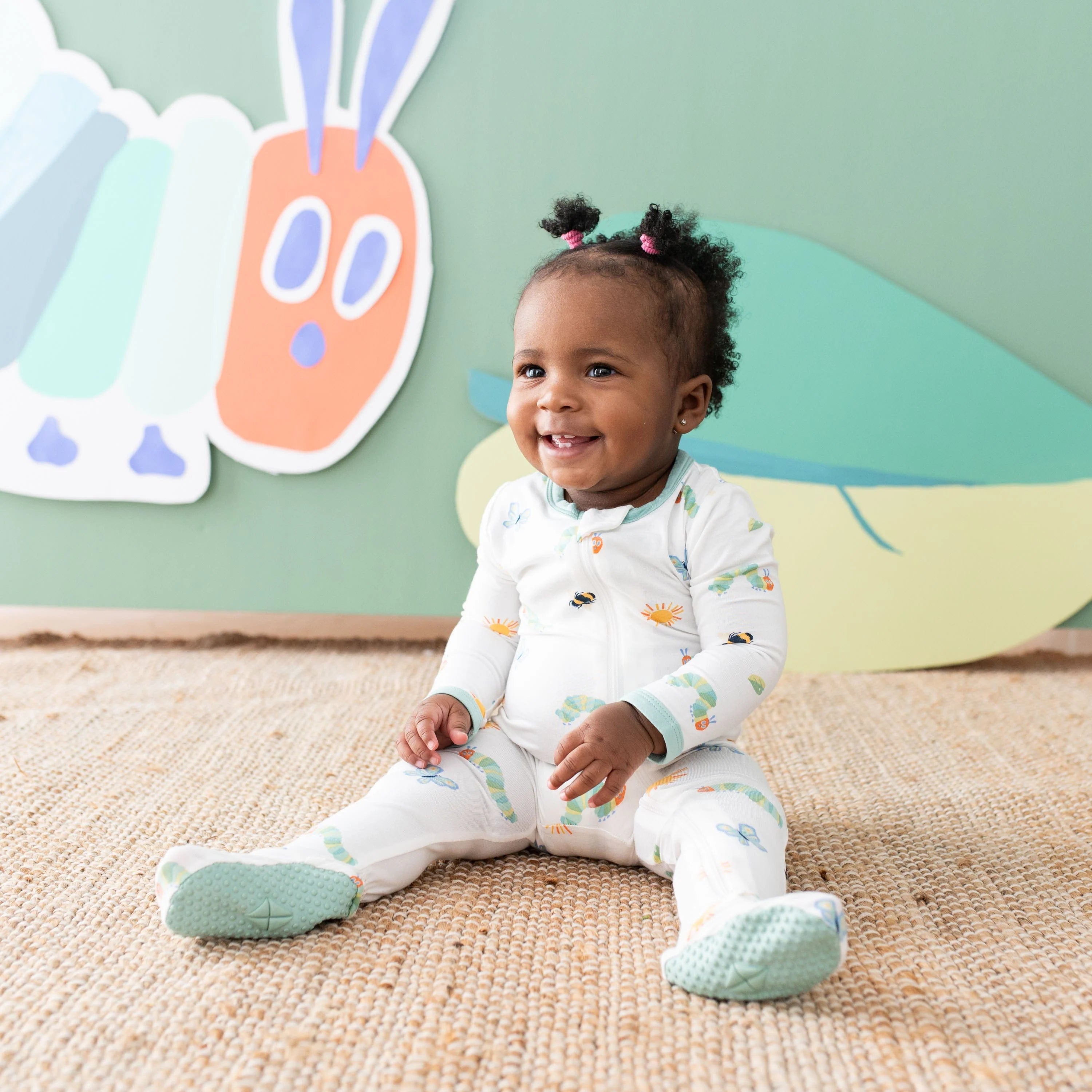 Kyte Baby Zippered Footie: The Very Hungry Caterpillar™ and Friends