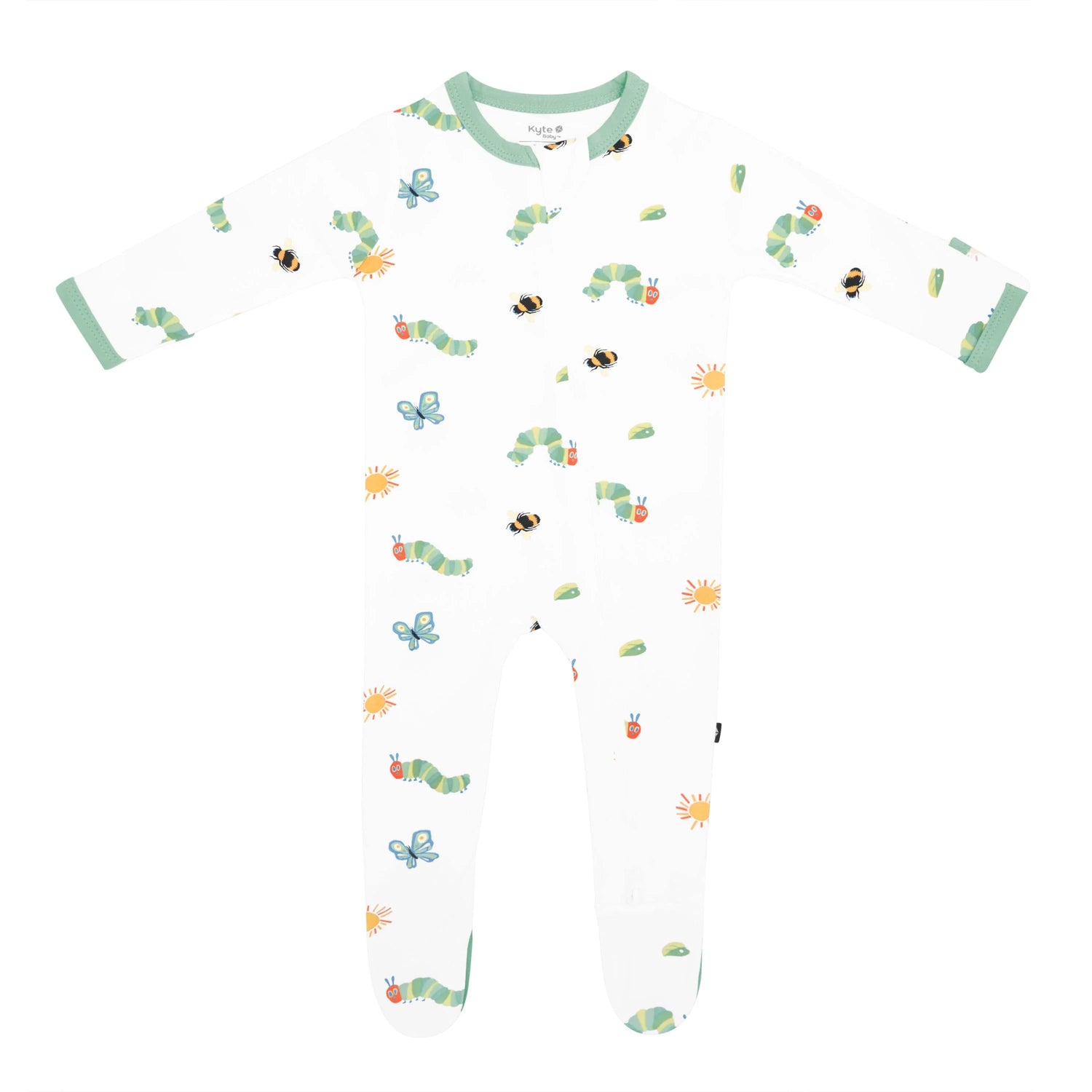 Kyte Baby Zippered Footie: The Very Hungry Caterpillar™ and Friends