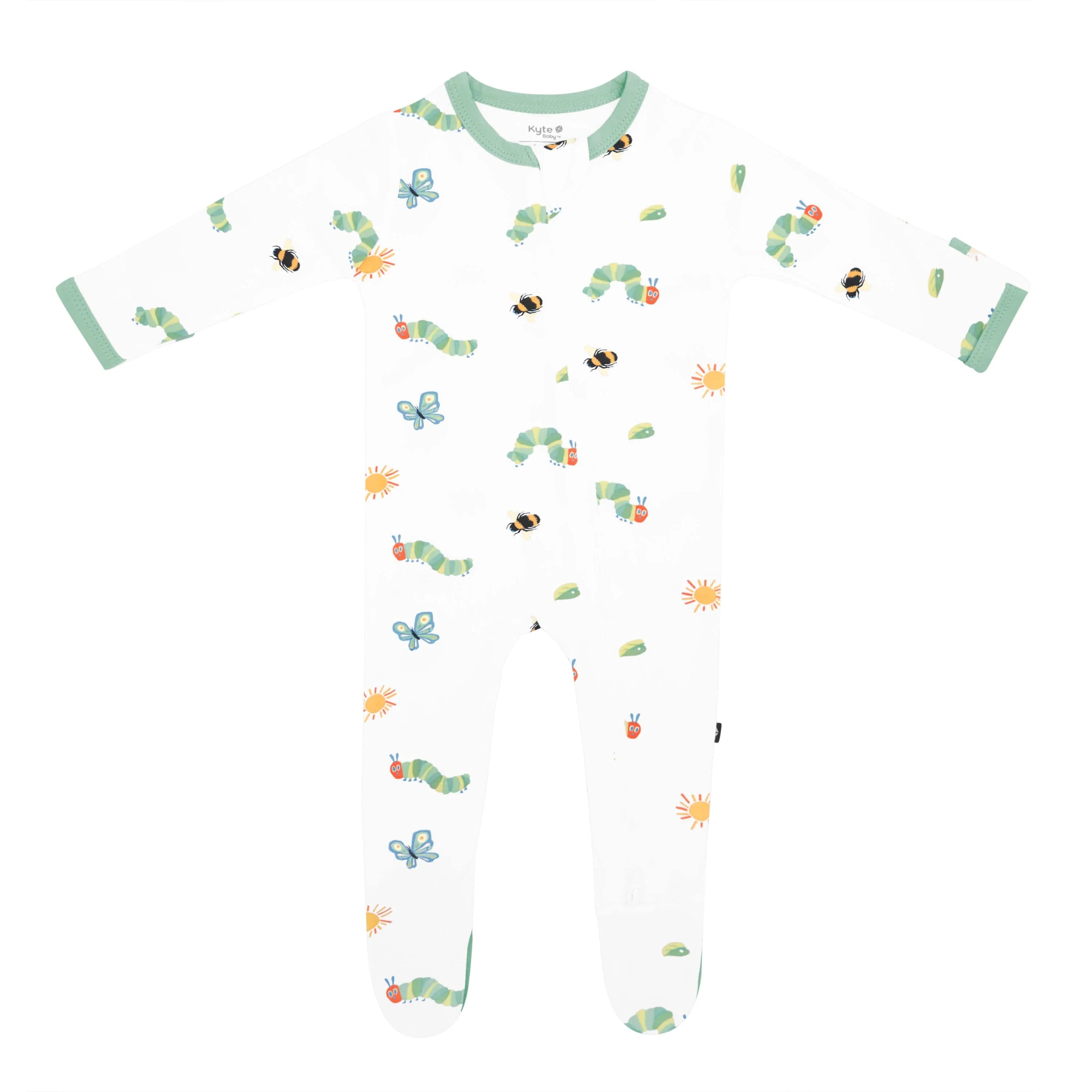 Kyte Baby Zippered Footie: The Very Hungry Caterpillar™ and Friends