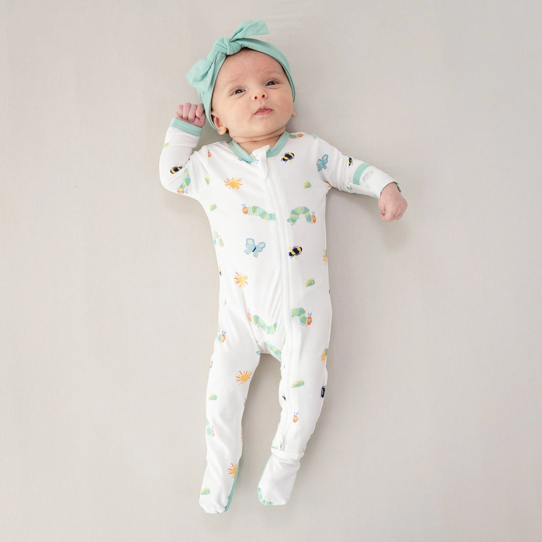 Kyte Baby Zippered Footie: The Very Hungry Caterpillar™ and Friends