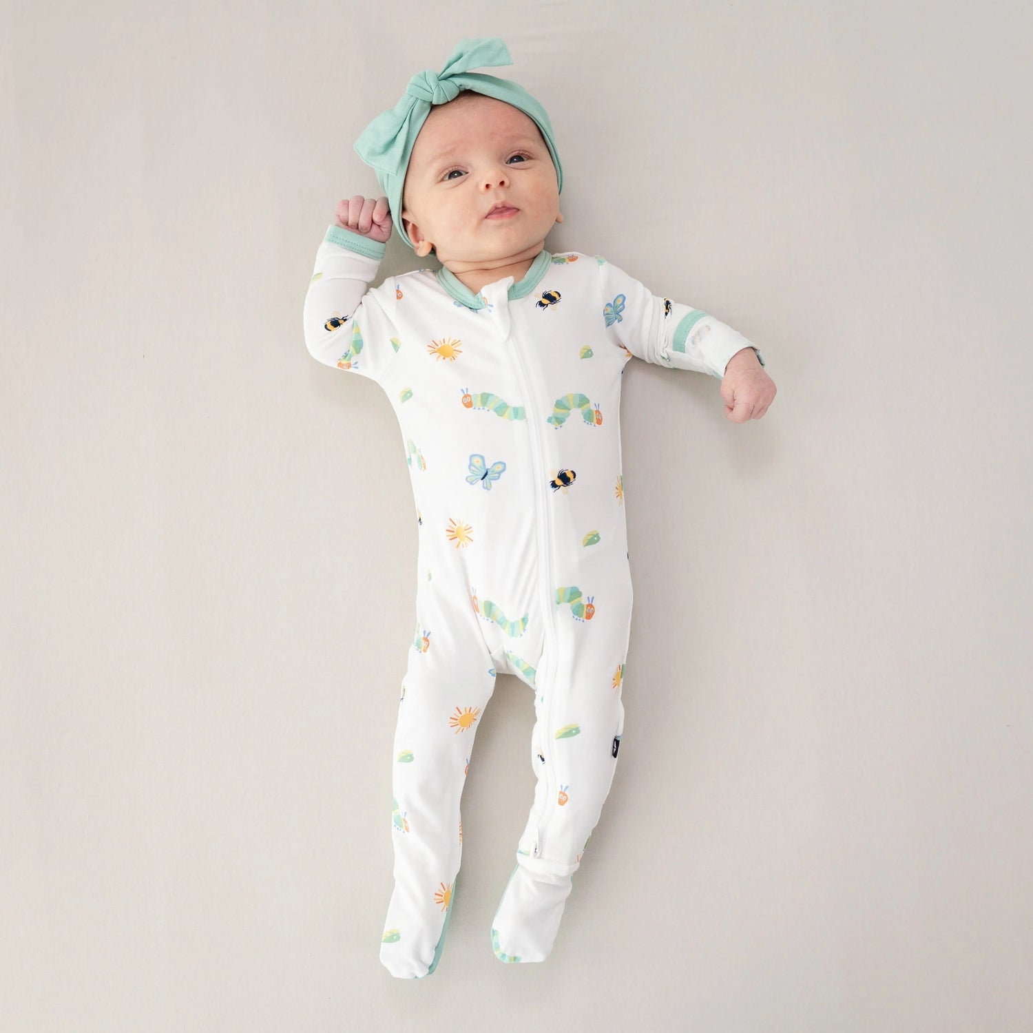 Kyte Baby Zippered Footie: The Very Hungry Caterpillar™ and Friends