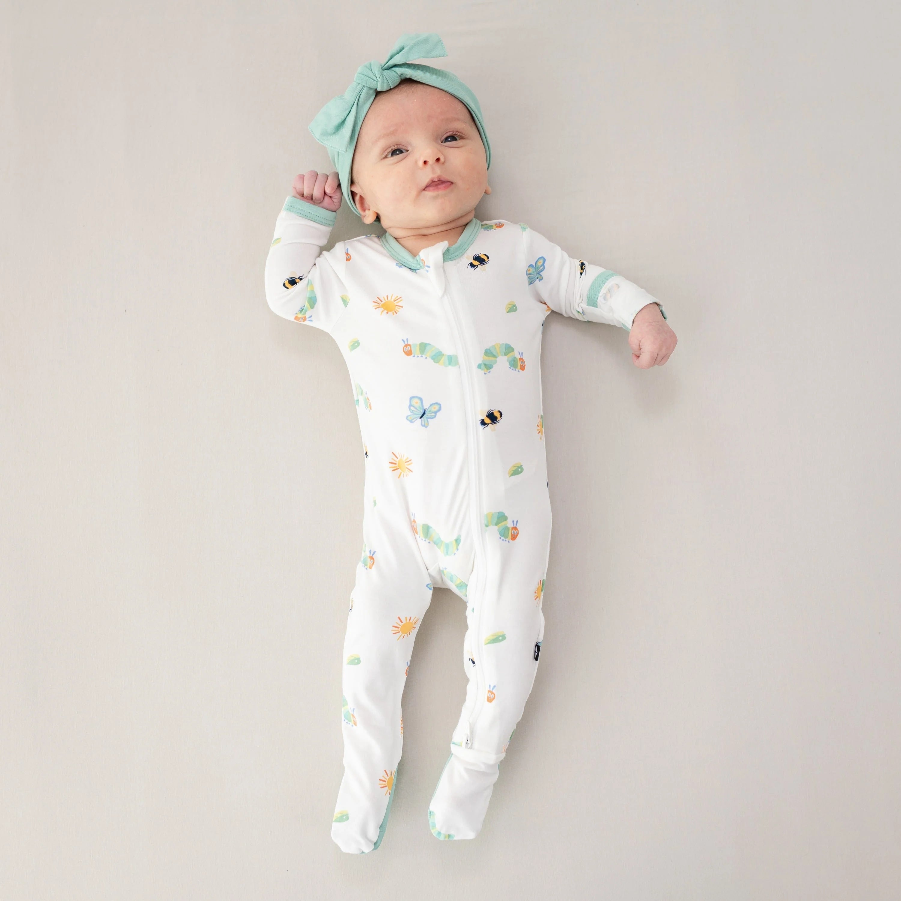 Kyte Baby Zippered Footie: The Very Hungry Caterpillar™ and Friends