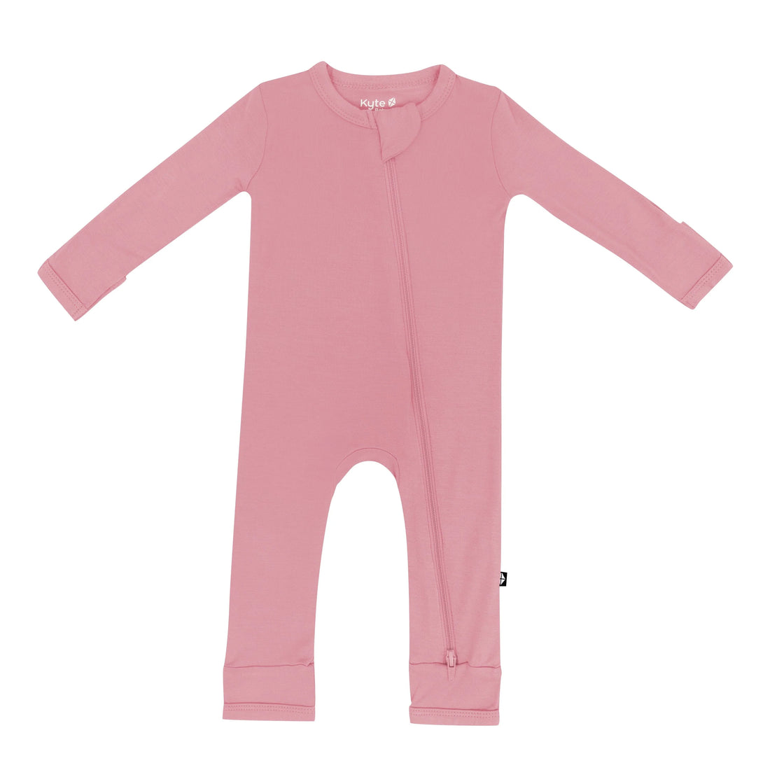 Zippered Romper: Apple Blossom