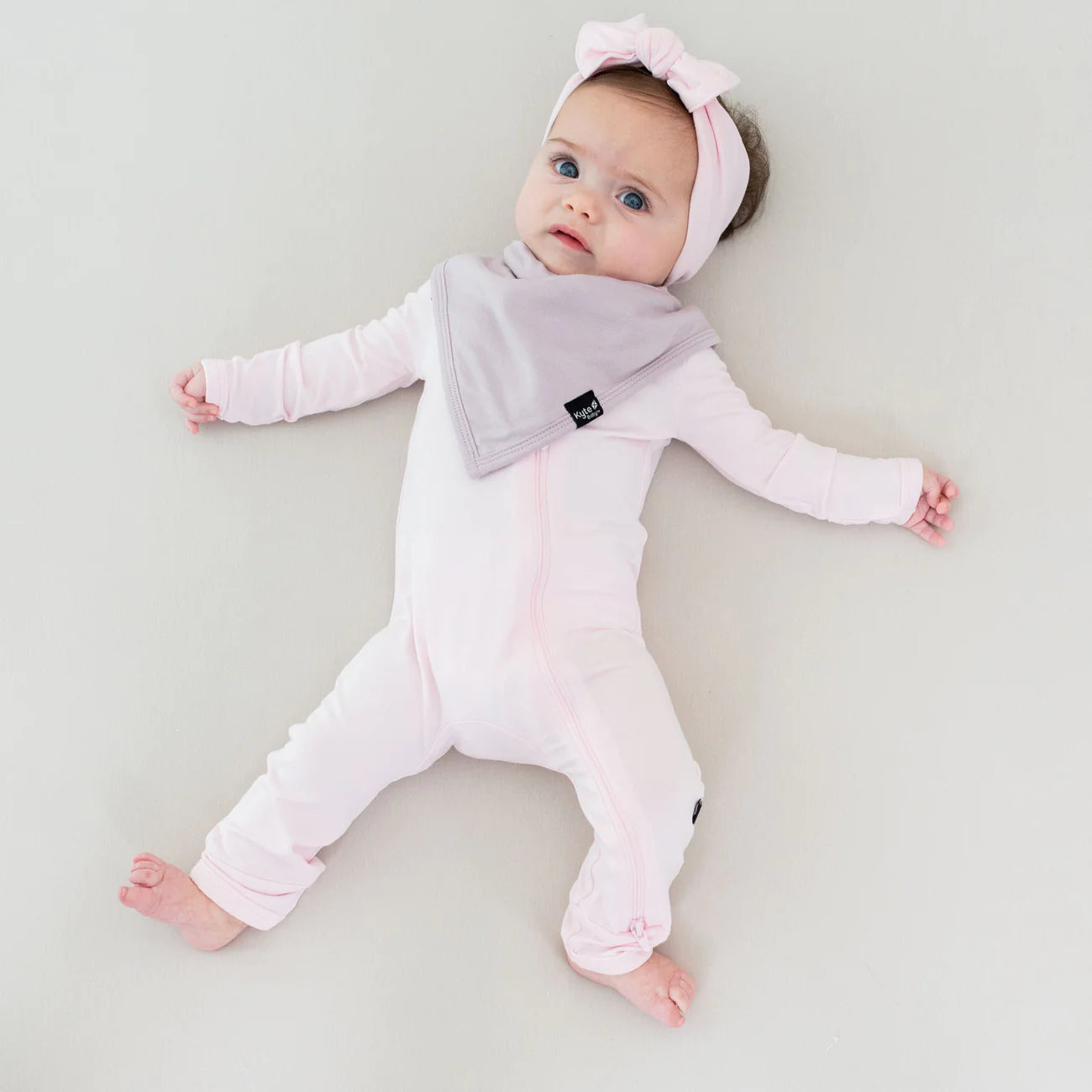 Kyte Baby Zippered Romper: Spring Solids