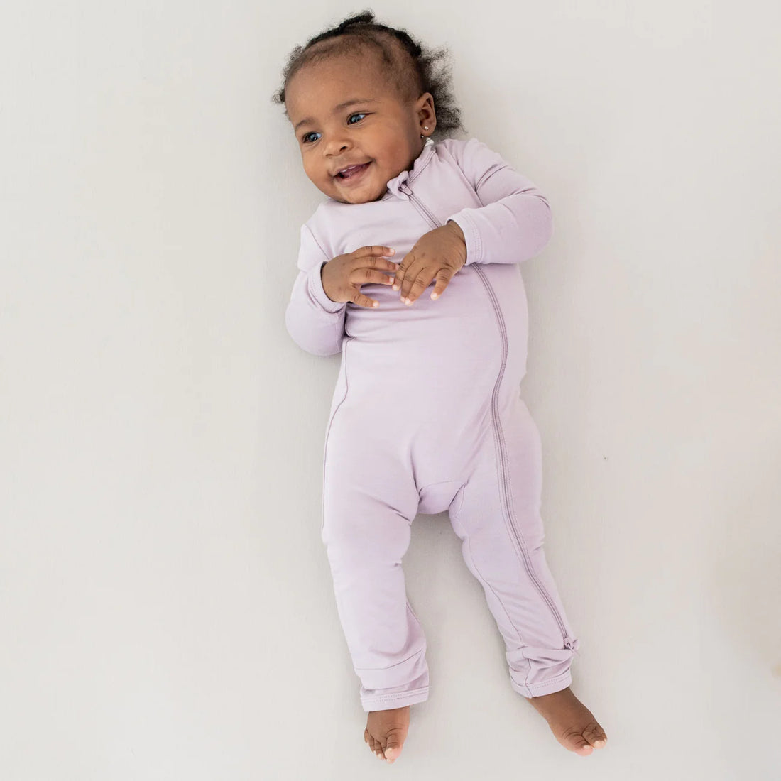 Kyte Baby Zippered Romper: Spring Solids