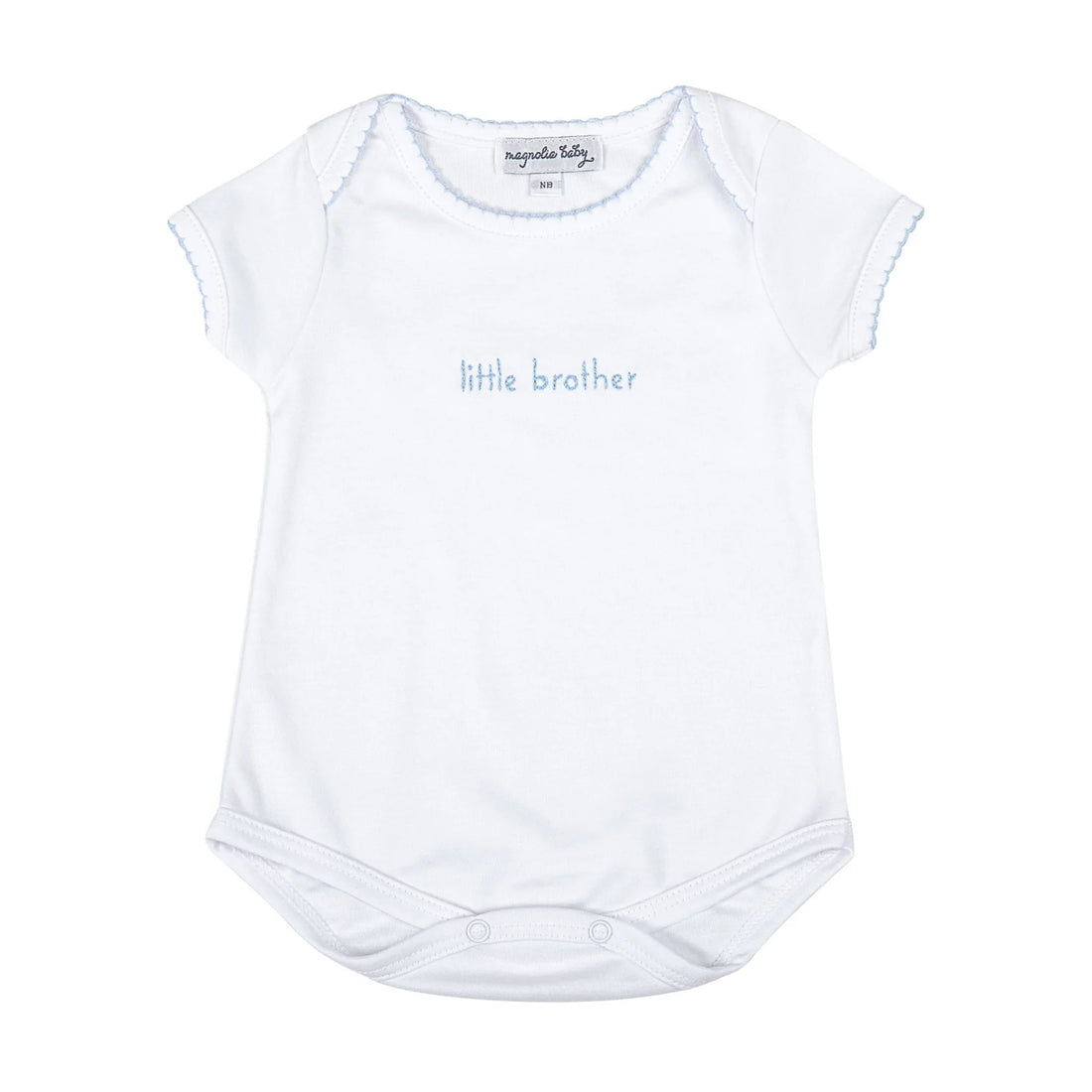 &quot;Little Brother&quot; Embroidered Bodysuit