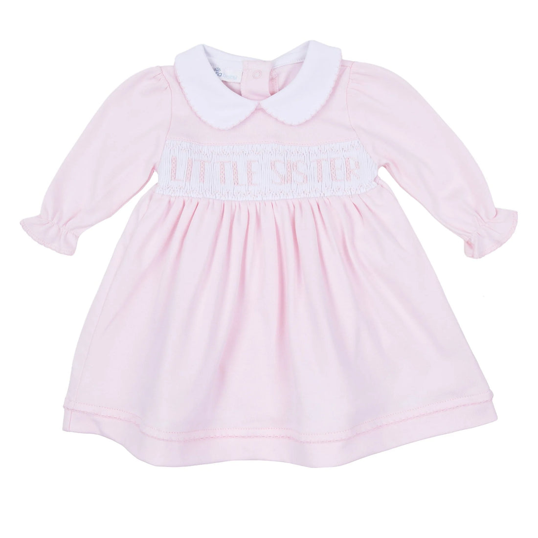 Little Sister Smocked Long Sleeve Dress