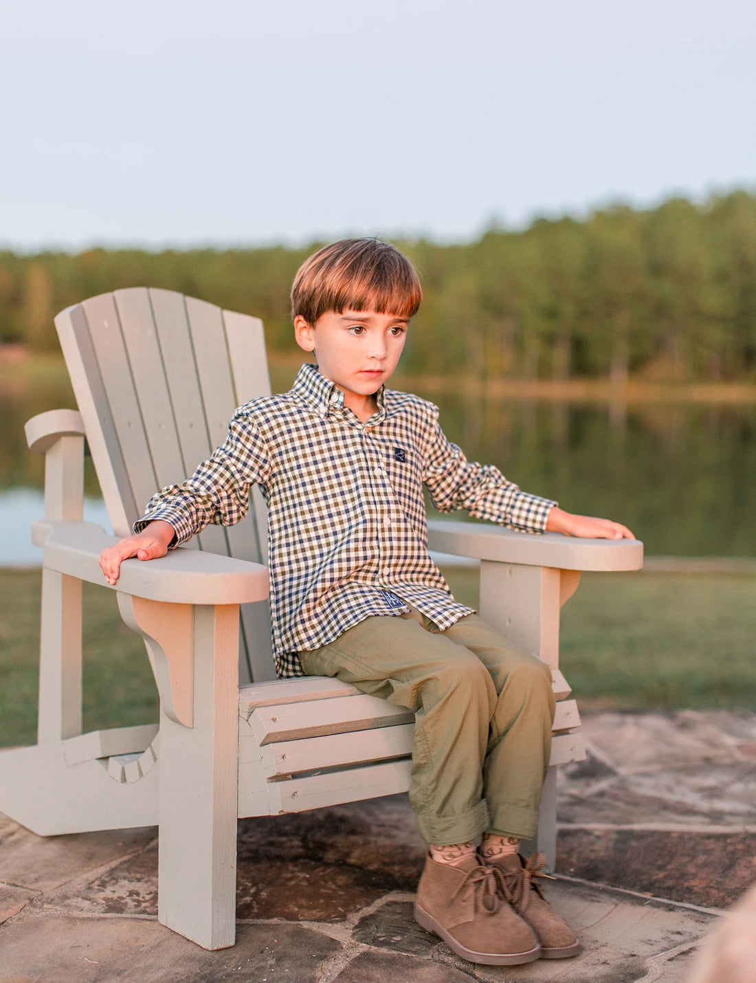 Boys Classic Flannel: Tahoe