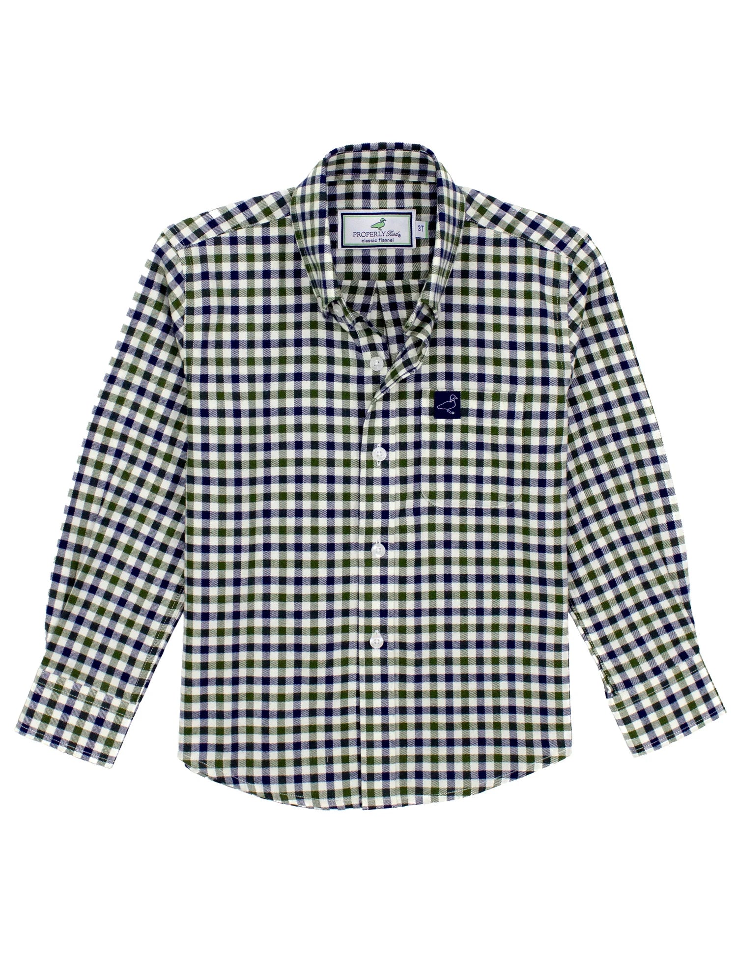 Boys Classic Flannel: Tahoe