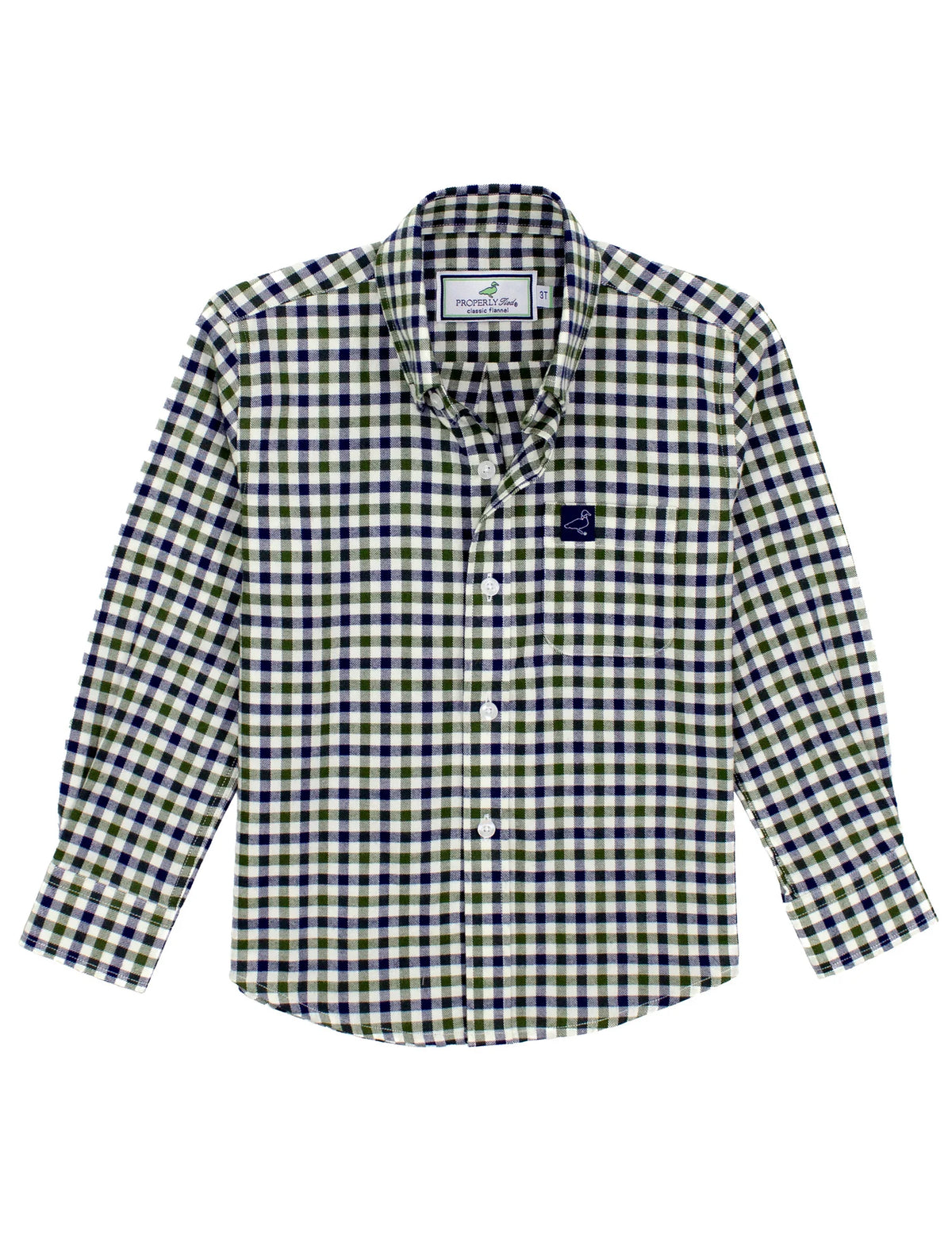 Boys Classic Flannel: Tahoe