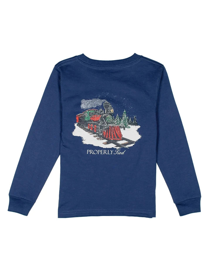 LS River Blue Graphic Tee: PT Express