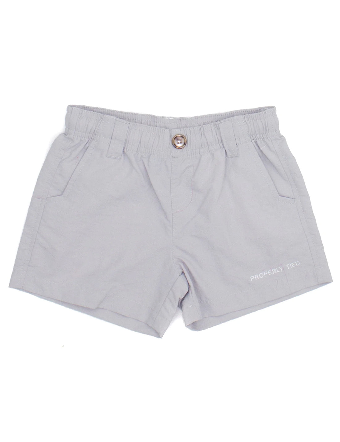 Properly Tied Mallard Shorts: Light Gray