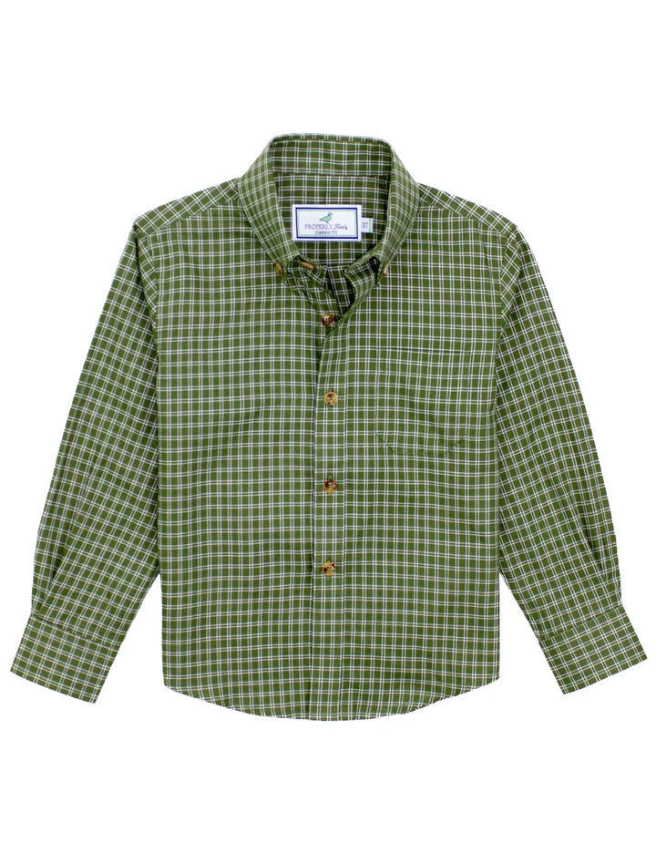 Woodland Sportshirt: Cypress Needle