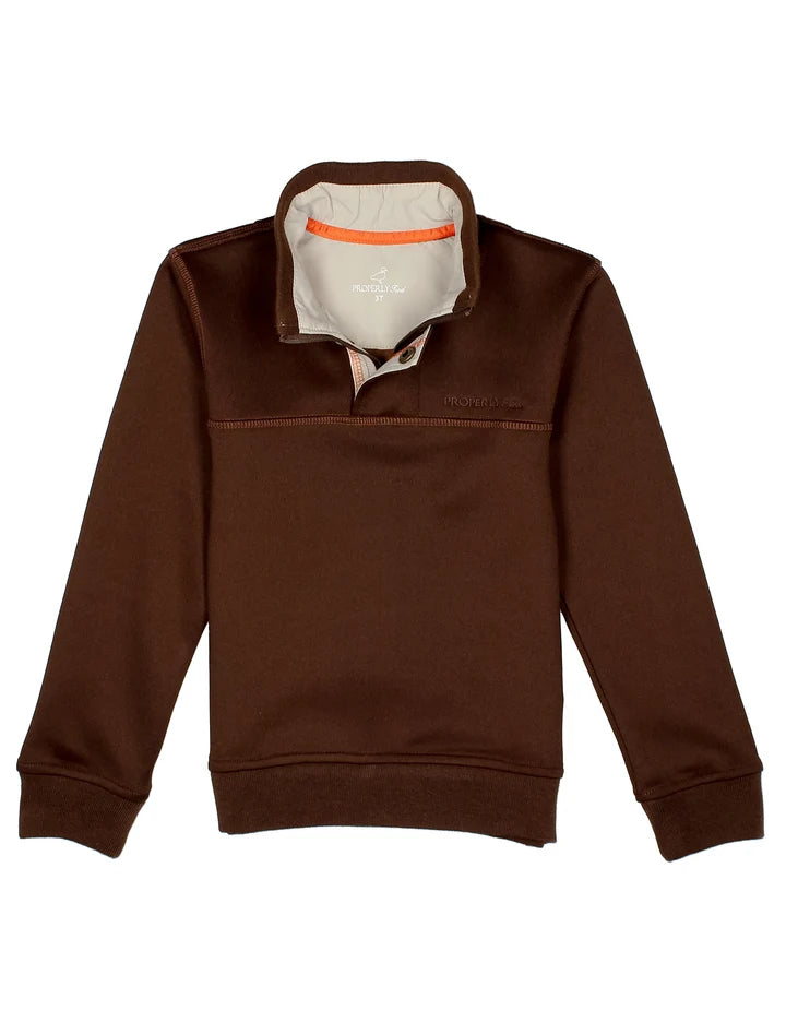 Kennedy Pullover: Bark