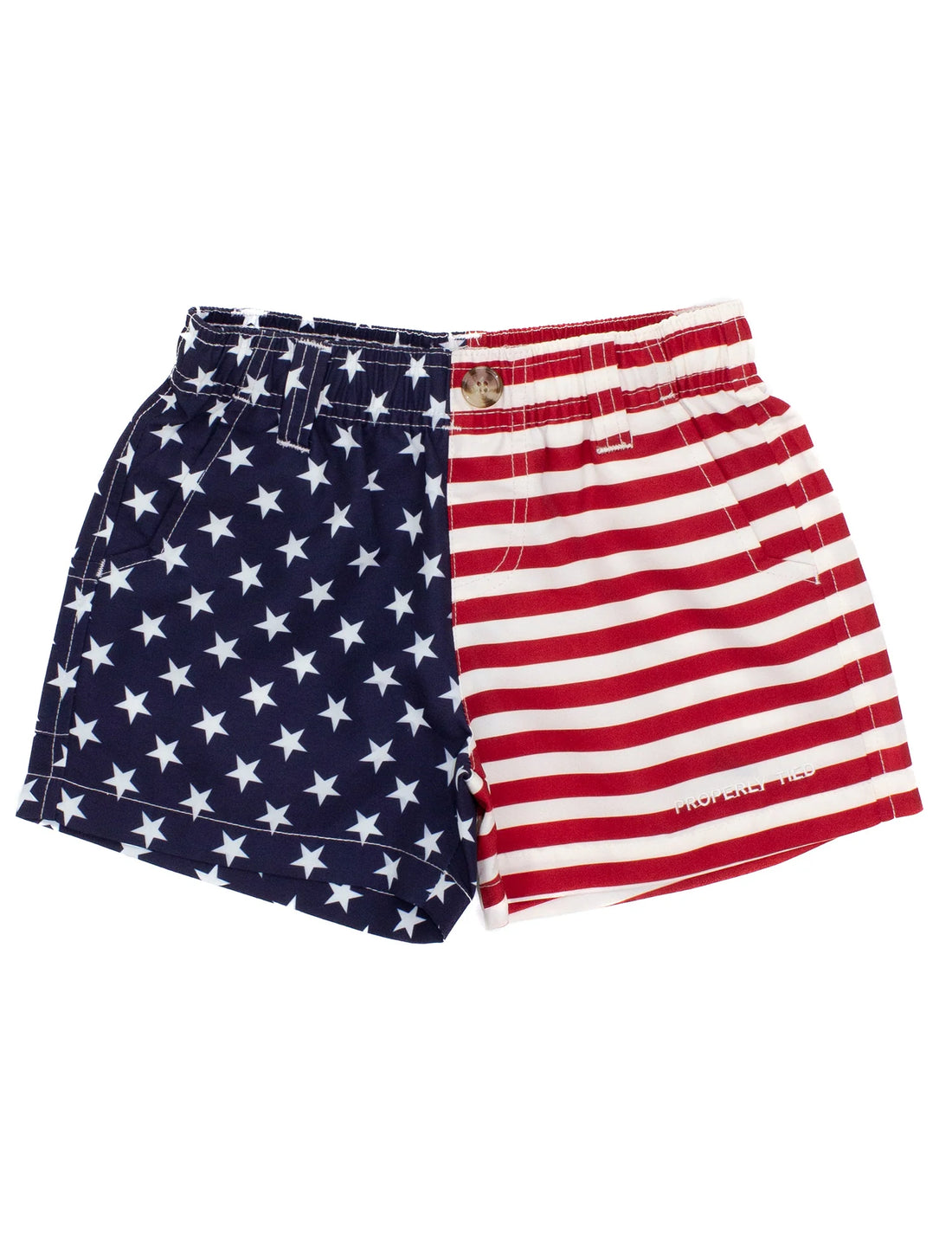 Properly Tied Mallard Shorts: Freedom Flag