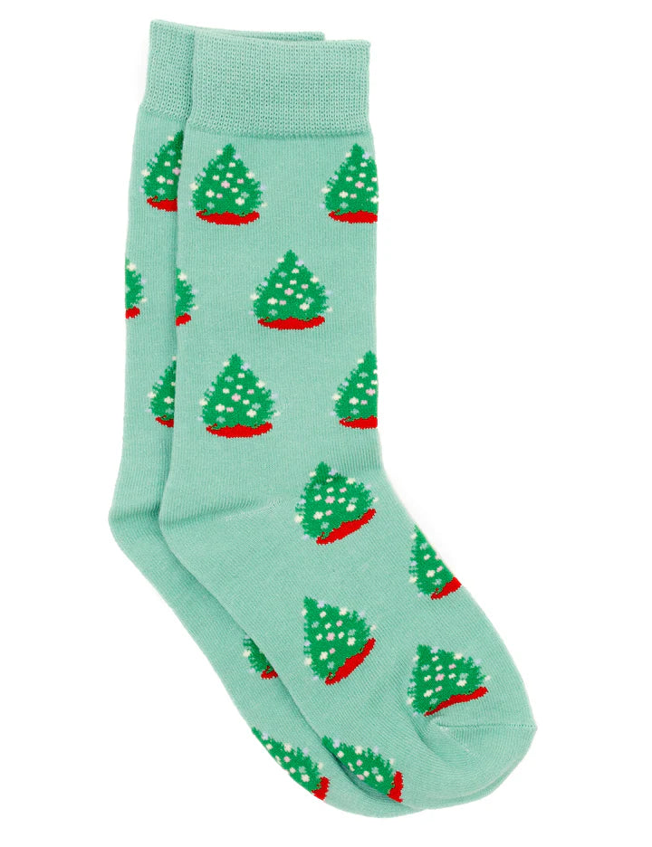 Properly Tied Lucky Duck Socks: Christmas Tree
