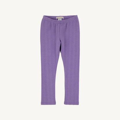 TBBC Quilted Mitzy Sue Slacks: Palisades Purple