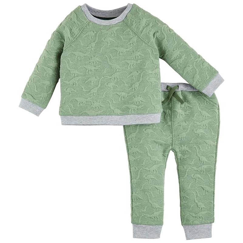 Quilted Dino Pant Set