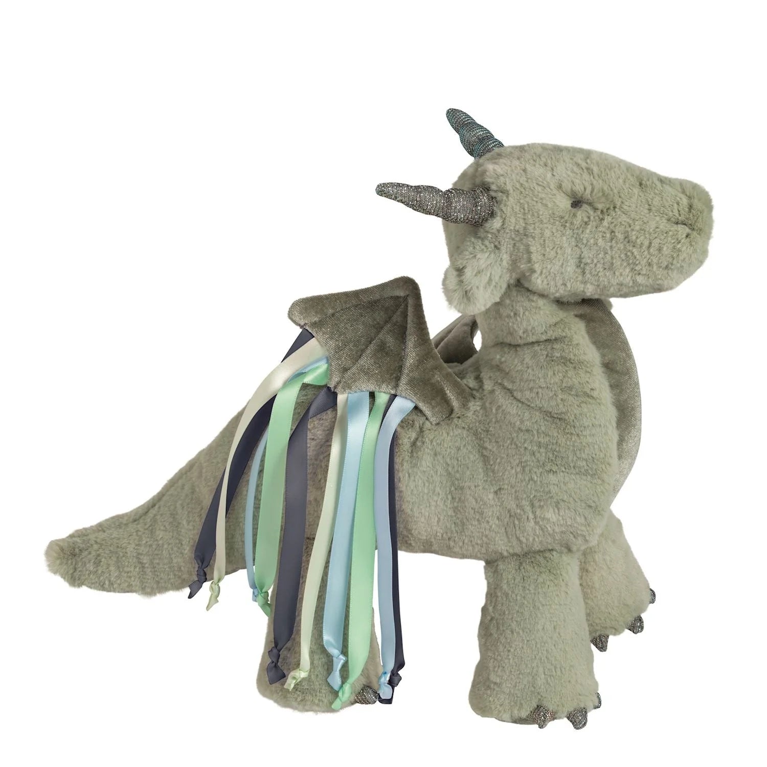 Jade Green Dragon Ribbon Plush