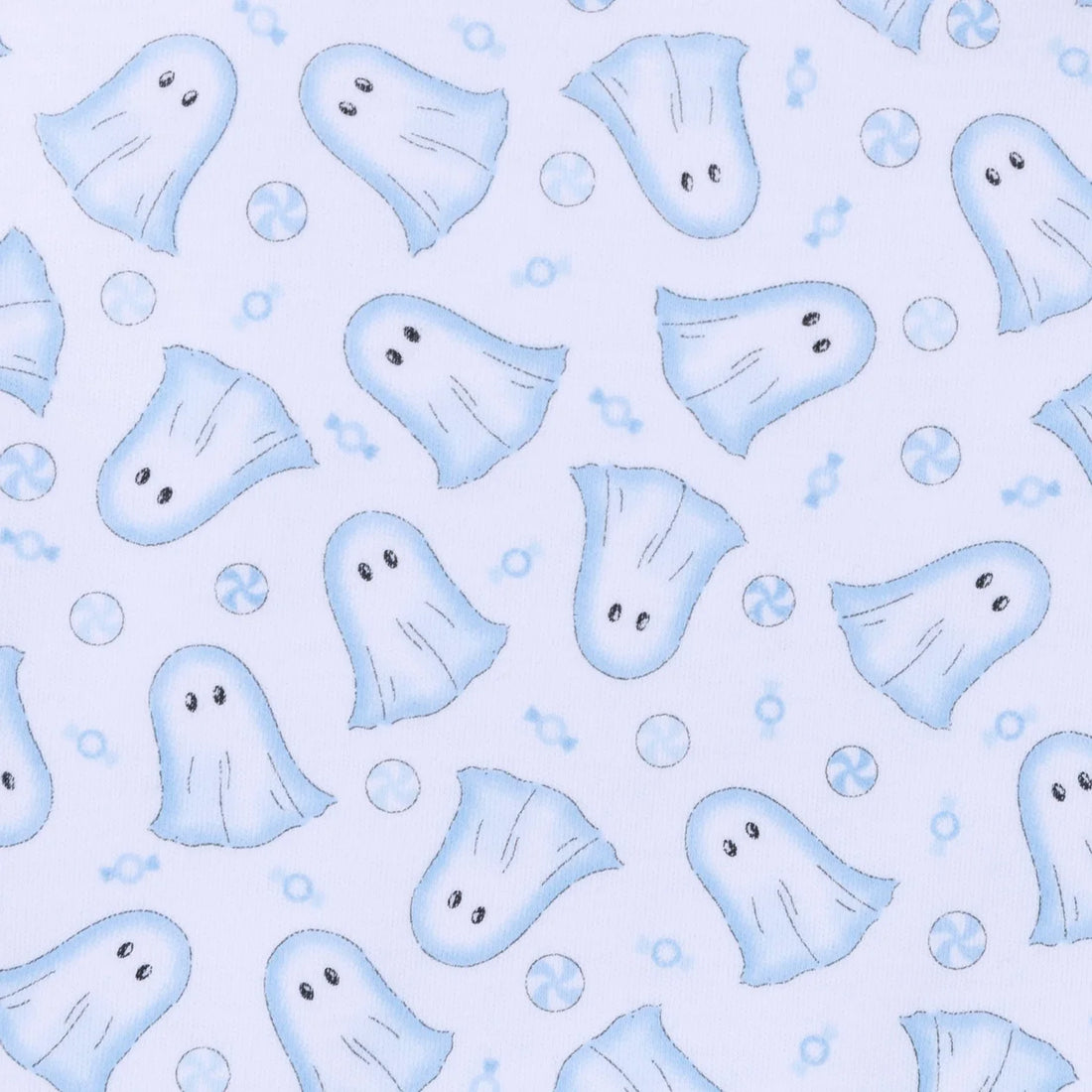 My Little Boo Long Pajamas: Light Blue